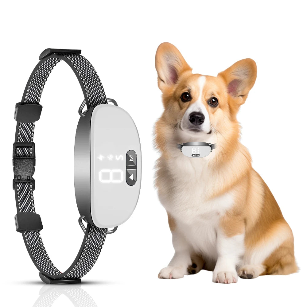 new smart Dog Bark Collar,Rechargeable Smart Barking Collar, Anti Bark Training Collar Adjustable Sensitivity