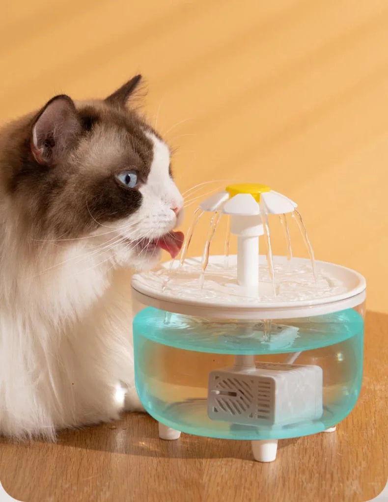 "MeowFlow Dispenser" 
Electric Mute 1L Pet Water Fountain Automatic