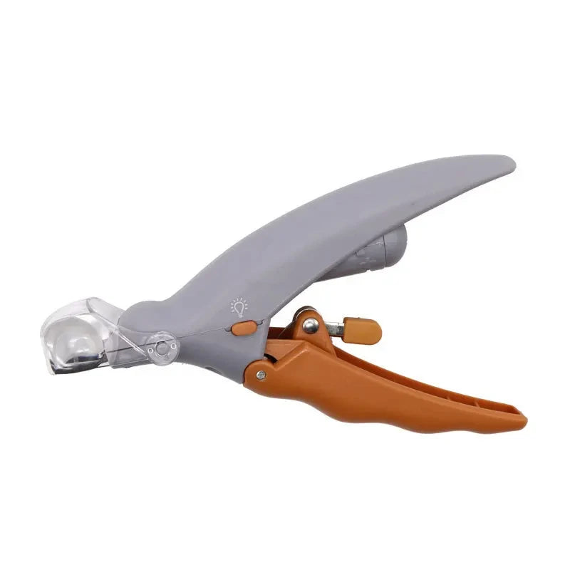 Professional Pet Nail Clipper Scissors With LED Light , Cat Dog Nail Clippers .