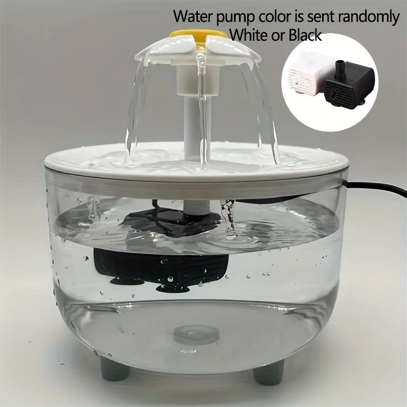 "MeowFlow Dispenser" 
Electric Mute 1L Pet Water Fountain Automatic