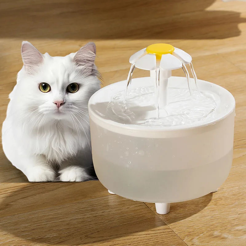 "MeowFlow Dispenser" 
Electric Mute 1L Pet Water Fountain Automatic