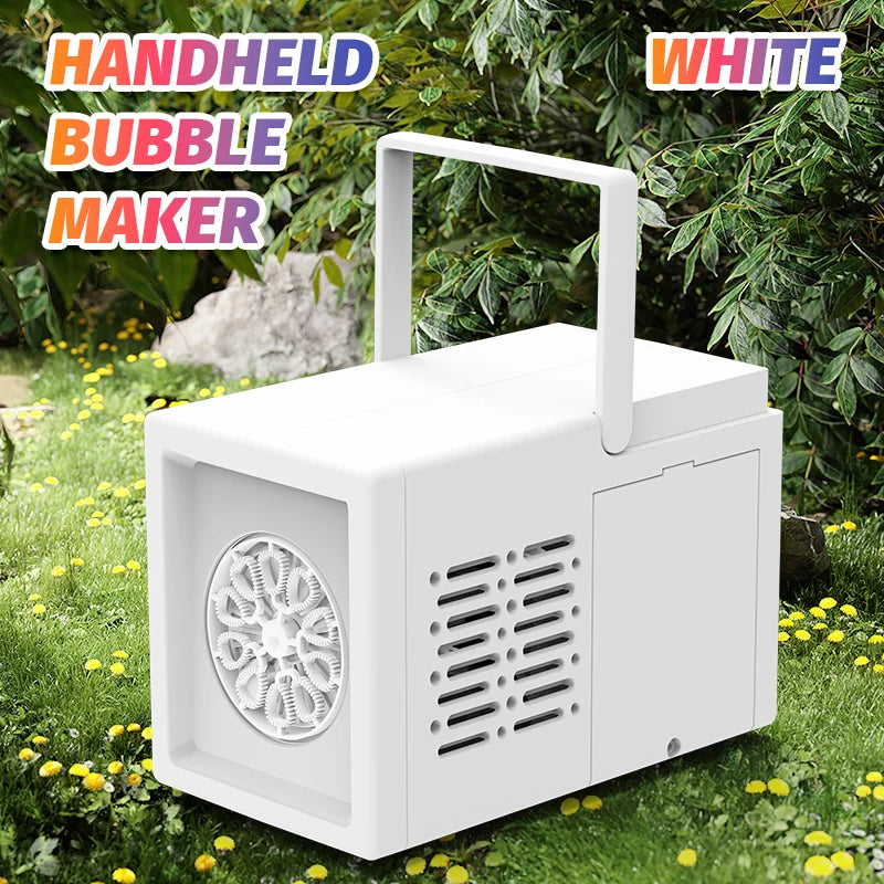 10 hole fully automatic bubble blowing handheld electric bubble machine